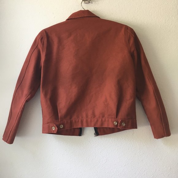 Urban Renewal Crop Jacket in Rust - Picture 2 of 3